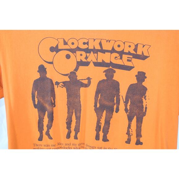 Vintage 90s Clockwork Orange T-shirt Euro Promo Stanley Kubrick Small - Picture 4 of 9